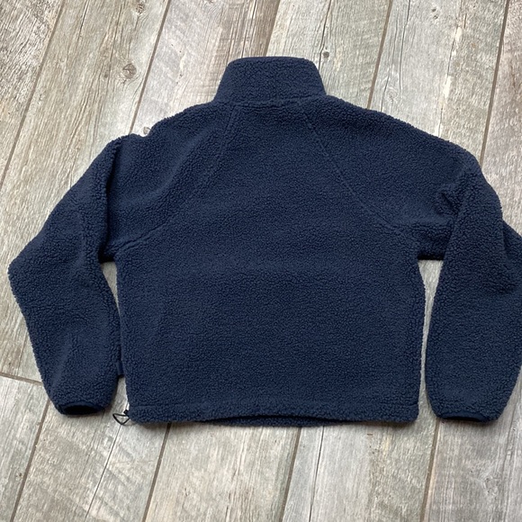 JoyLab Fleece Pullover 1/4 Zip Dark Blue Size XS - Picture 8 of 8